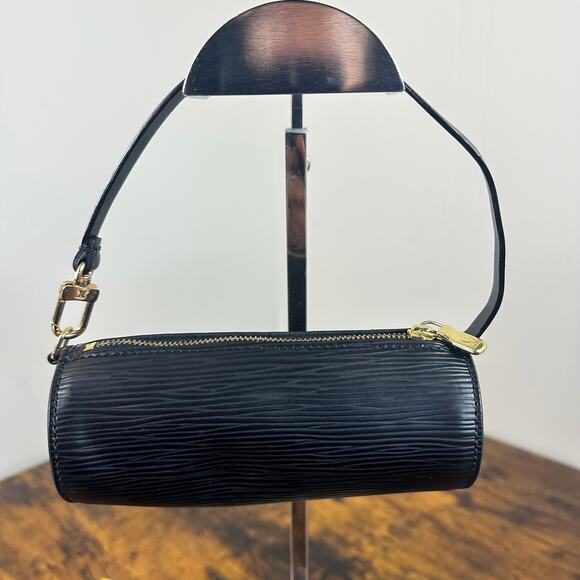 Louis Vuitton Black Epi Leather Mini Papillon Accessories Pouch - Picture 2 of 12